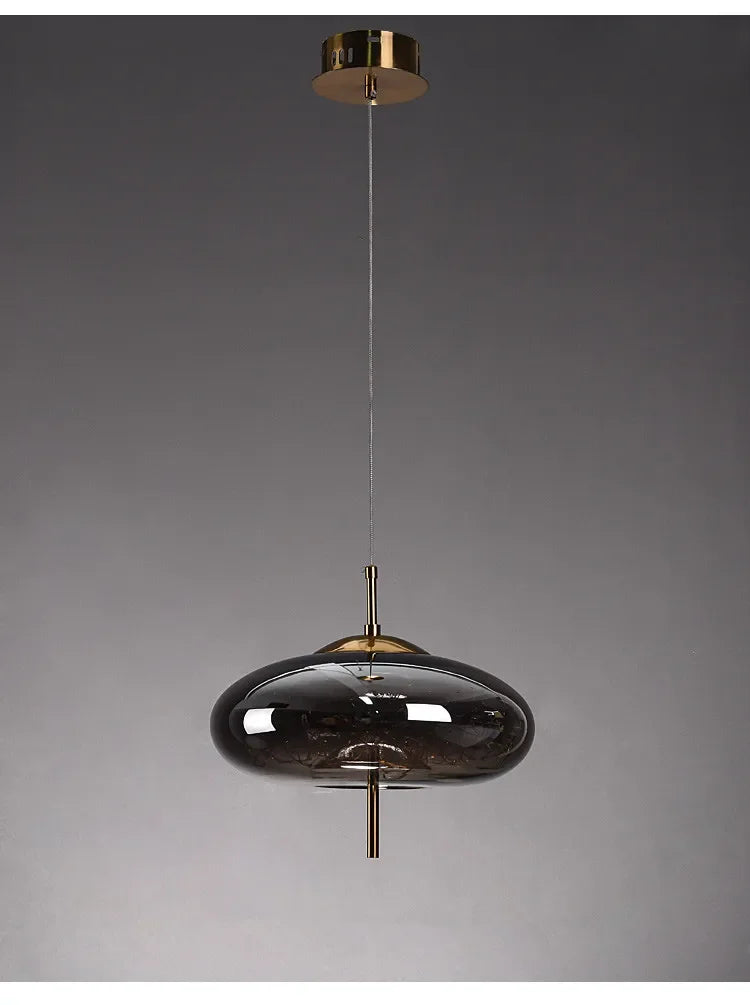 Pendant Light - Nordic Net Red Bedside Chandelier Glass SW-36210345 - SWEET-LIGHTS