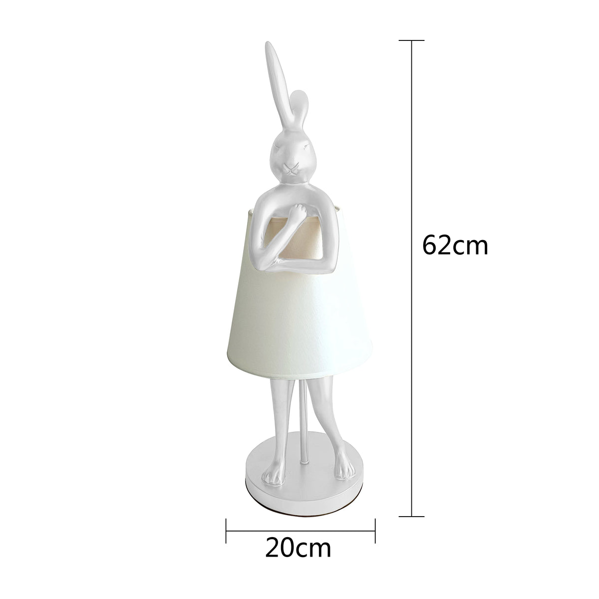 Table Lamp - Vintage Bathing Rabbit Design Resin Hare Lamp SW-36210345 - SWEET-LIGHTS