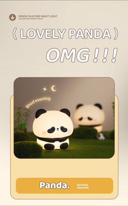 Children Lighting - Panda LED Night Light Touch USB Lamp SW-36210458 - SWEET-LIGHTS