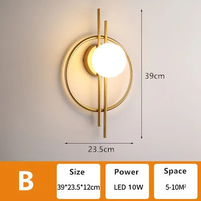 Wall Light - Light Luxury Modern Wall Lamp AC90-260V SW-36210357 - SWEET-LIGHTS