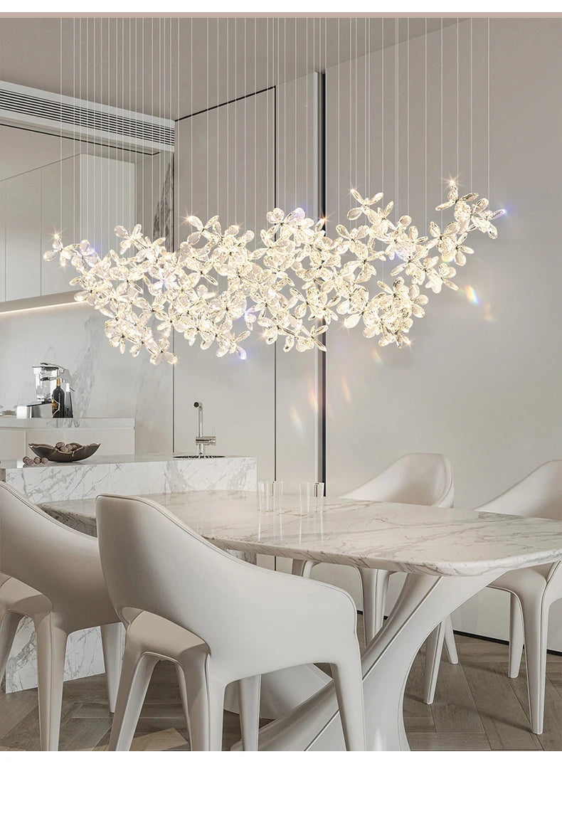 Pendant Light - Luxury Crystal Pendant Lamp for Dining Hall SW-36210345 - SWEET-LIGHTS