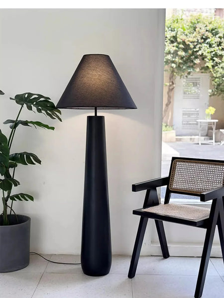 Floor Lamp - Wabi Sabi White Mushroom Tall Fabric Light SW-36210789 - SWEET-LIGHTS