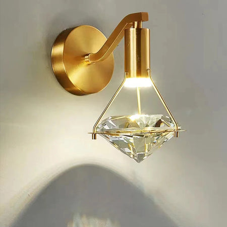 Wall Light - Modern LED Creative Diamond Crystal Wall Lamp Bedroom Bedside Living Room Sconce Indoor Lighting SW-36210123 - SWEET-LIGHTS