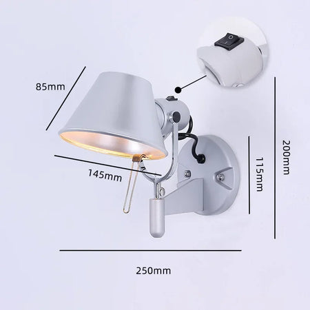 Floor Lamp - Nordic Industrial Style Bauhaus Swing Arm Lighting SW-36210123 - SWEET-LIGHTS