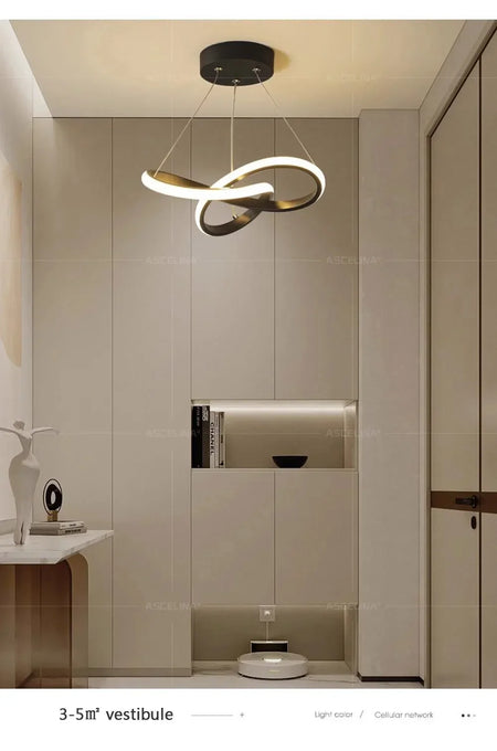 Pendant Light - LED Line Pendant Light Modern 24/30cm Aluminium Hanging Lamps For Indoor Illumination SW-36210567 - SWEET-LIGHTS