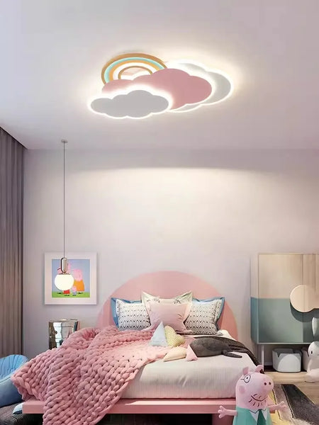 Children Lighting - Rainbow Cloud Ceiling Lights for Pink Girl Bedroom SW-36210348 - SWEET-LIGHTS