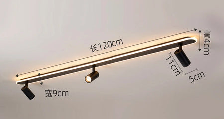 Spotlight - Nordic Bedroom Spotlight Ceiling Lights Smart LED Lamps For Living Room Indoor Lighting White Black Home Decor SW-36210001 - SWEET-LIGHTS
