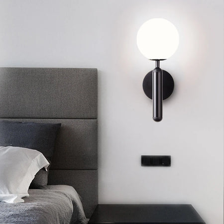 Wall Light - Interior LED Wall Lamps Wall Lighting Fixtures for Bedroom Living Room Indoor Frosted Glass Ball Sconce SW-36210458 - SWEET-LIGHTS
