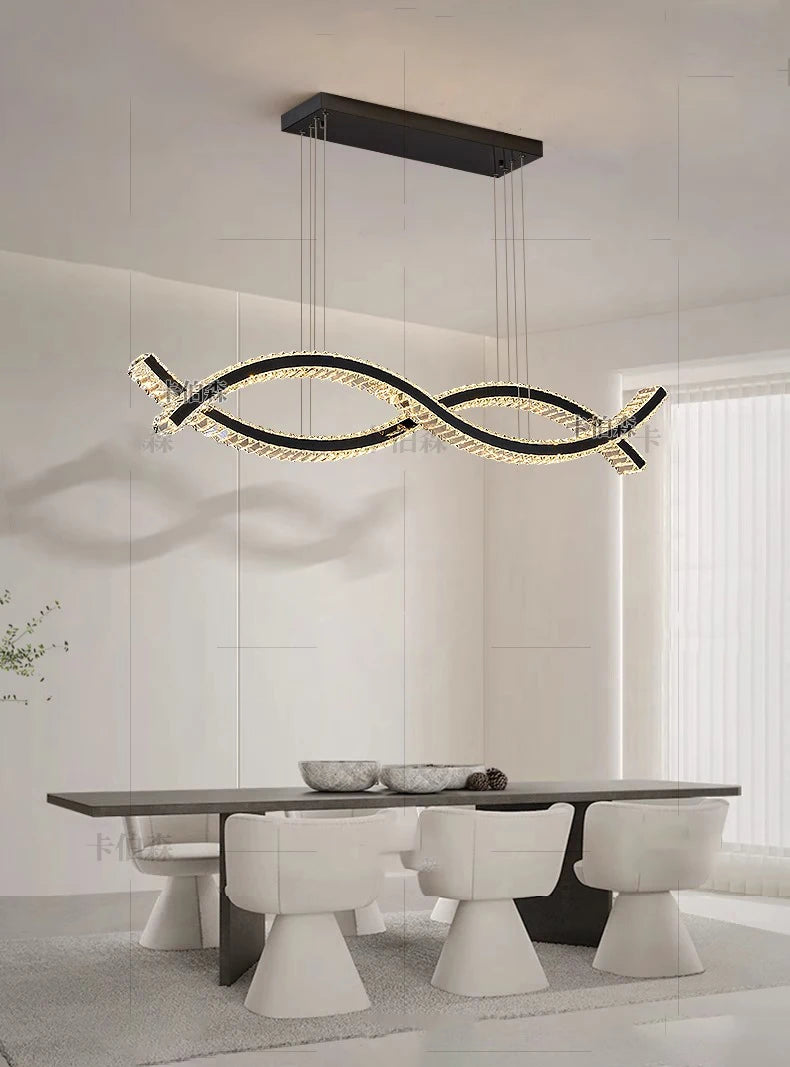 Pendant Light - Modern LED Ring Chandelier for Living Room SW-36210789 - SWEET-LIGHTS