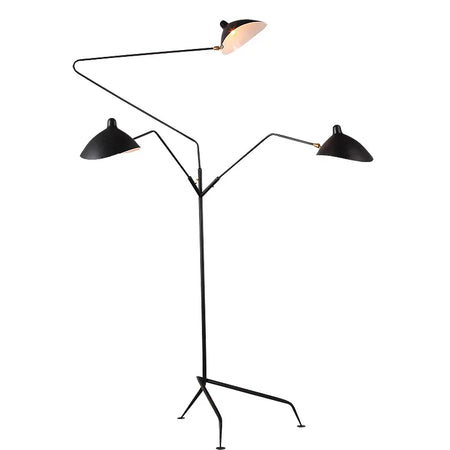 Floor Lamp - Serge Mouille 3-arm Designer Tripod LED Lamp SW-36214890 - SWEET-LIGHTS