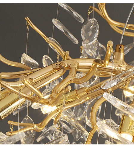 Pendant Light - French Luxury Golden Modern Branch Chandelier SW-36214678 - SWEET-LIGHTS