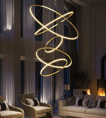 Chandelier - Modern Home Decor LED Pendant Light for Staircase SW-36210346 - SWEET-LIGHTS