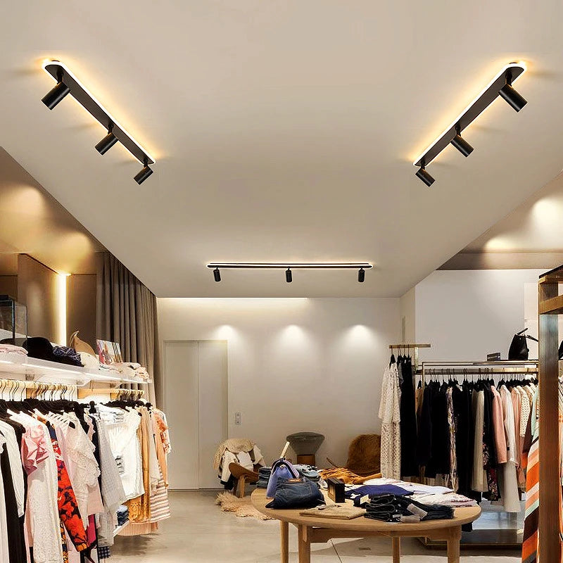 Spotlight - Nordic Bedroom Spotlight Ceiling Lights Smart LED Lamps For Living Room Indoor Lighting White Black Home Decor SW-36210001 - SWEET-LIGHTS