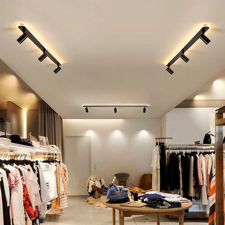 Spotlight - Nordic Bedroom Spotlight Ceiling Lights Smart LED Lamps For Living Room Indoor Lighting White Black Home Decor SW-36210001 - SWEET-LIGHTS