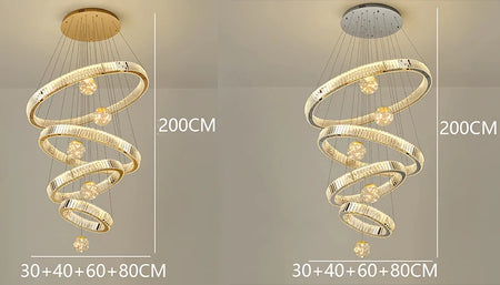Chandelier - Modern Home Decoration Crystal Pendant Lamp SW-36210347 - SWEET-LIGHTS