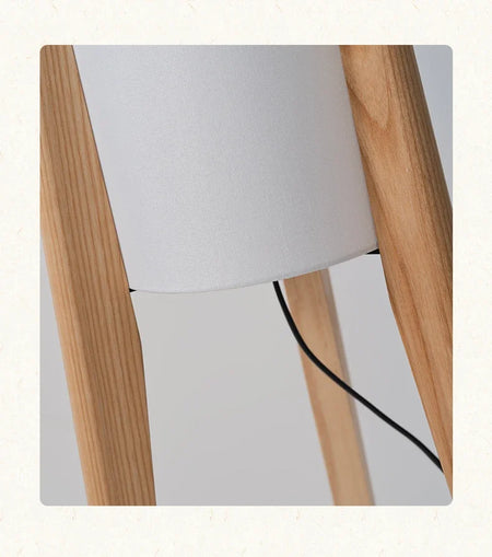 Floor Lamp - Japanese Retro Wabi-sabi Solid Wood E27 Lamp SW-36210579 - SWEET-LIGHTS