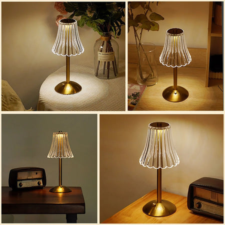 Table Lamp - Luxury Diamond Crystal Touch Bedside Lamp SW-36210457 - SWEET-LIGHTS