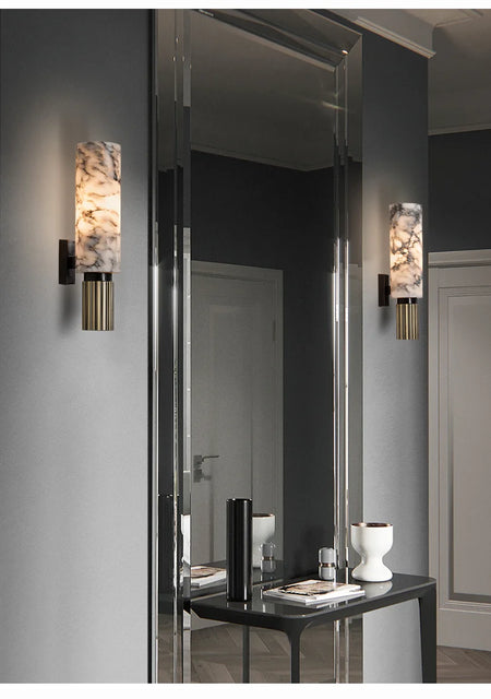 Wall Light - Modern Luxury Natural Marble Wall Lamp LED Sconce SW-36210345 - SWEET-LIGHTS