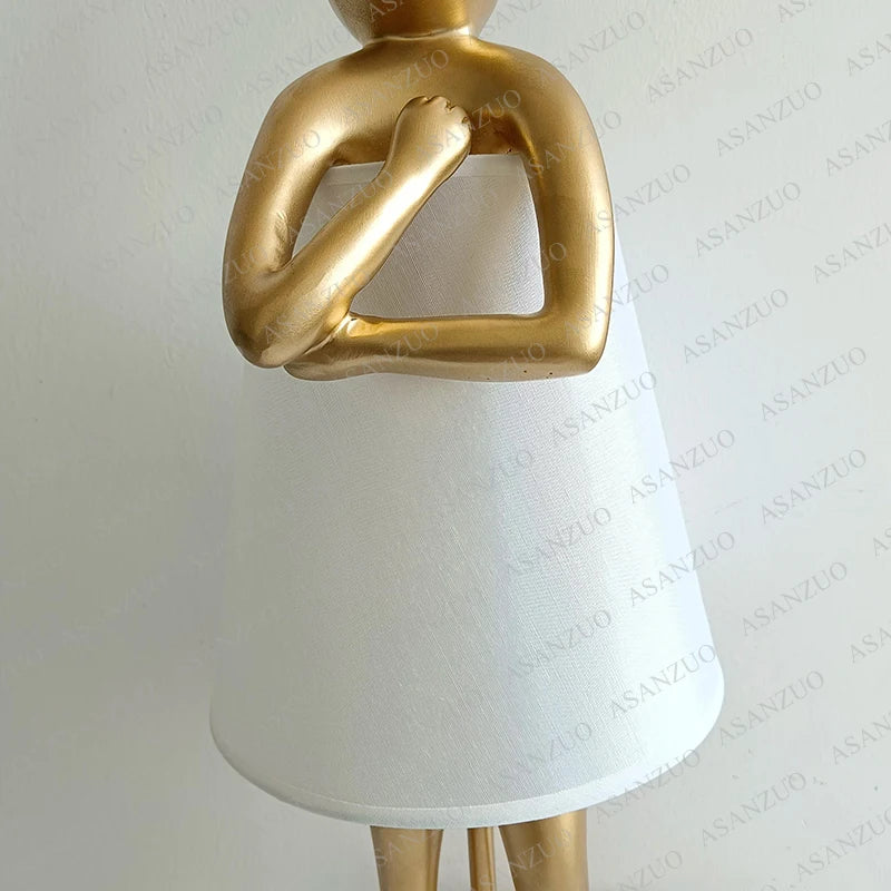 Table Lamp - Vintage Bathing Rabbit Design Resin Hare Lamp SW-36210345 - SWEET-LIGHTS