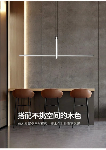 Pendant Light - Post Modern LED Strip Geometric Pattern for Home SW-36210468 - SWEET-LIGHTS