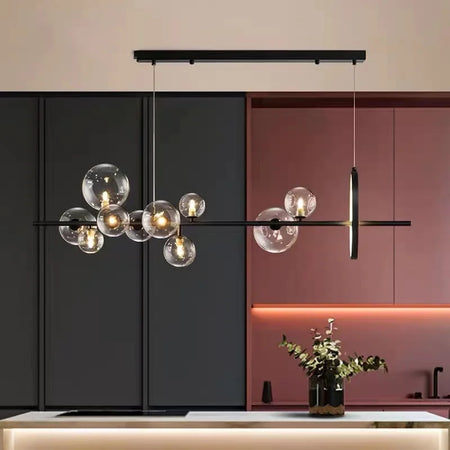 Pendant Light - Nordic LED Chandelier Clear Glass Ball Art Decor SW-36210457 - SWEET-LIGHTS