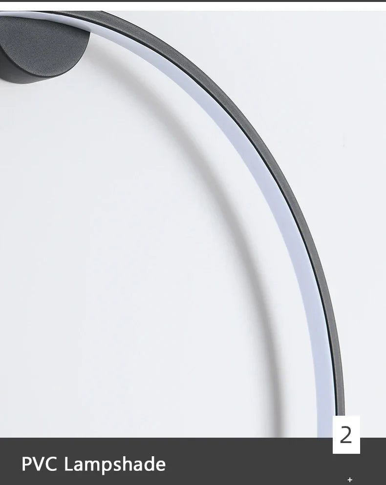 Wall Light - Minimalist Circle Background LED Wall Lamp Indoor Decor Living Room Wall Sconces Bedside Lighting SW-36210456 - SWEET-LIGHTS