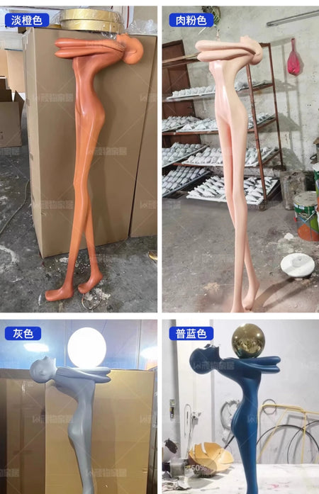 Floor Lamp - Creative Art Character-shaped Sculpture LED Lights SW-36214978 - SWEET-LIGHTS