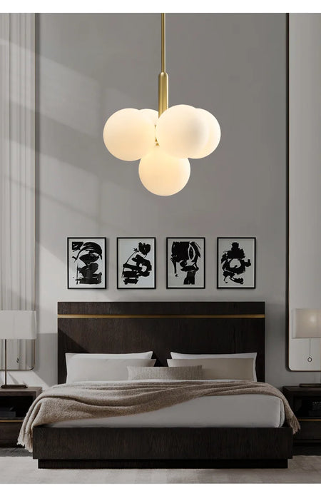 Pendant Light - Nordic Minimalist Glass Ball LED Chandelier for Home Decor SW-36210457 - SWEET-LIGHTS