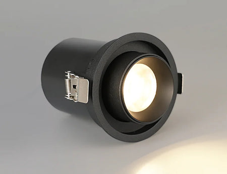 Spotlight - 1Pcs NEW Style LED Aluminum Recessed Rotating Downlight 9W12W15W18W20W24W Epistar Chip COB Ceiling Lamp AC85-265V SW-36210357 - SWEET-LIGHTS