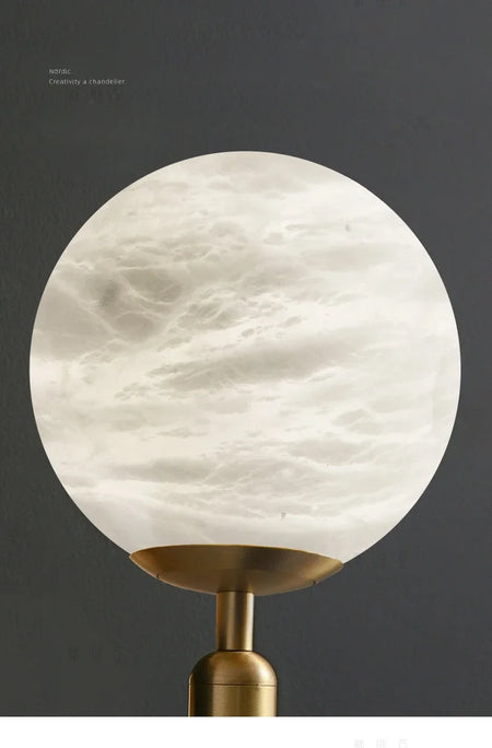 Pendant Light - Modern Marble All Copper Single Head Lamp SW-36210789 - SWEET-LIGHTS