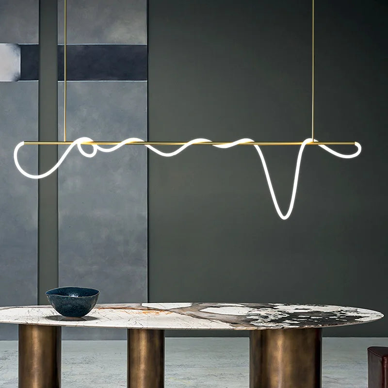 Pendant Light - Modern Long Hose LED Chandelier for Dining Room Kitchen Bar SW-36210347 - SWEET-LIGHTS