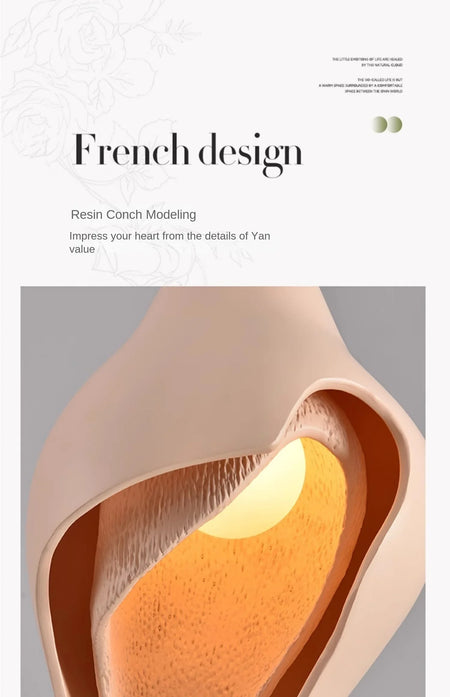 Pendant Light - French Medieval Conch Chandelier Modern Design SW-36210456 - SWEET-LIGHTS