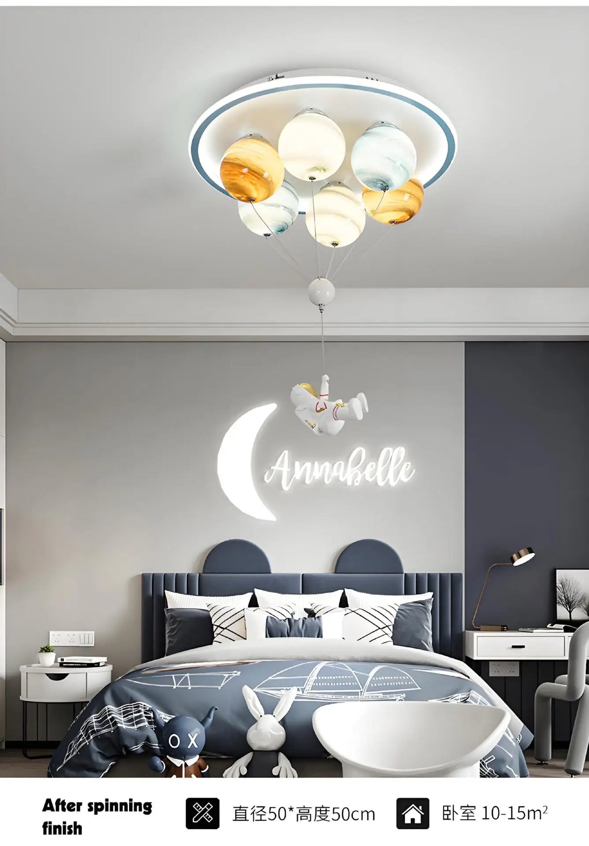 Children Lighting - Modern Astronaut LED Ceiling Light for Kids Room Decor SW-36210438 - SWEET-LIGHTS