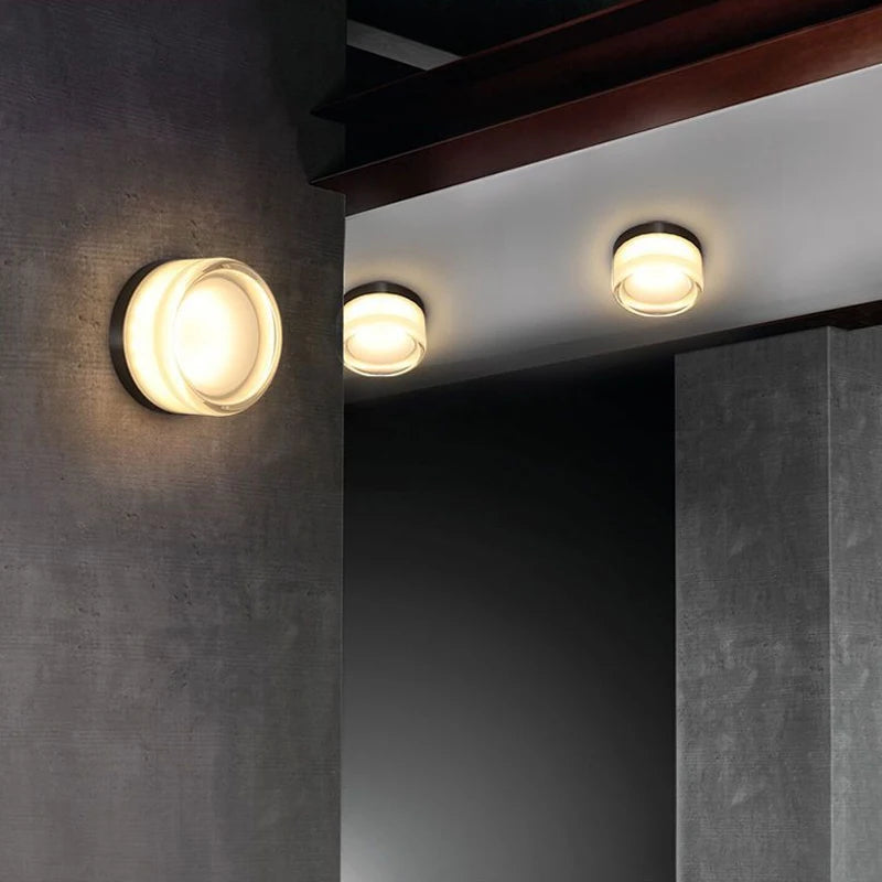 Wall Light - Modern LED Wall Lamp Amber Jelly Small Sconce Smoke Grey Fixture SW-36210345 - SWEET-LIGHTS