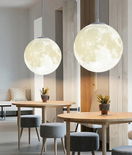 Pendant Light - Modest Ceiling Hanging 3D Moon Lamp SW-36210678 - SWEET-LIGHTS