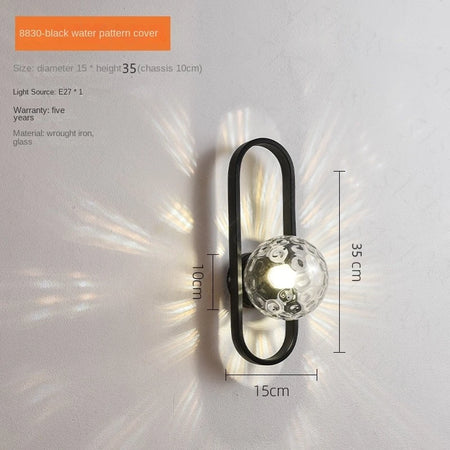 Wall Light - Modern Minimalist LED E27 Wall Sconce Glass SW-36210345 - SWEET-LIGHTS