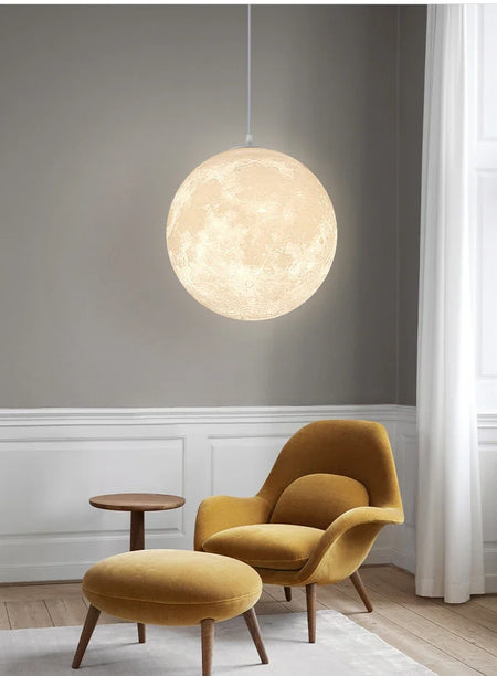 Pendant Light - Modest Ceiling Hanging 3D Moon Lamp SW-36210678 - SWEET-LIGHTS