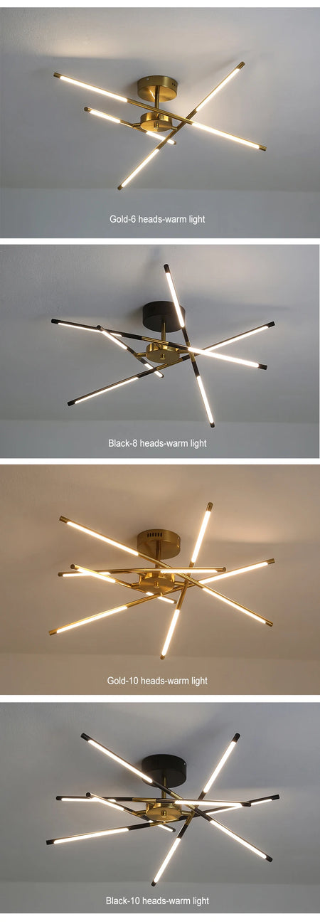 Pendant Light - Nordic Geometry Restaurant Chandelier LED Remote SW-36210789 - SWEET-LIGHTS