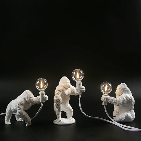 Table Lamp - King Kong Gorilla Animal Indoor Resin Night Light SW-36210374 - SWEET-LIGHTS