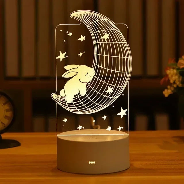 Children Lighting - Romantic Love 3D Led Lamp for Kids Night Light SW-36210489 - SWEET-LIGHTS