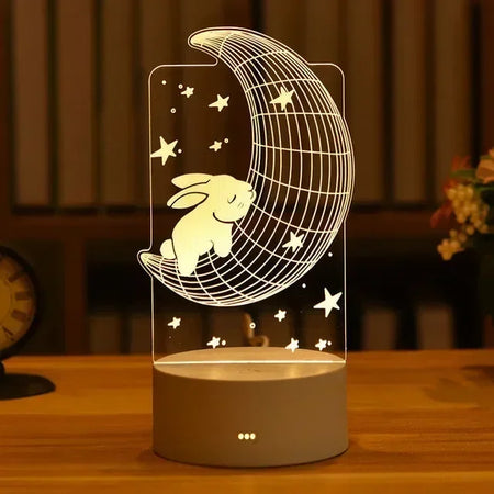 Children Lighting - Romantic Love 3D Led Lamp for Kids Night Light SW-36210489 - SWEET-LIGHTS