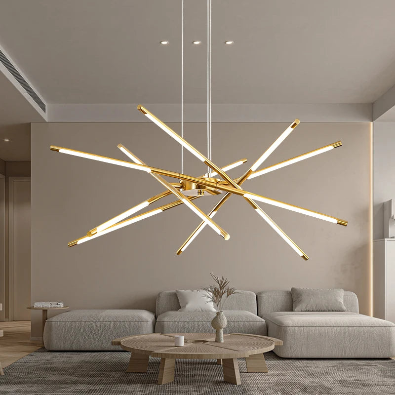 Pendant Light - Nordic Geometry Restaurant Chandelier LED Remote SW-36210789 - SWEET-LIGHTS