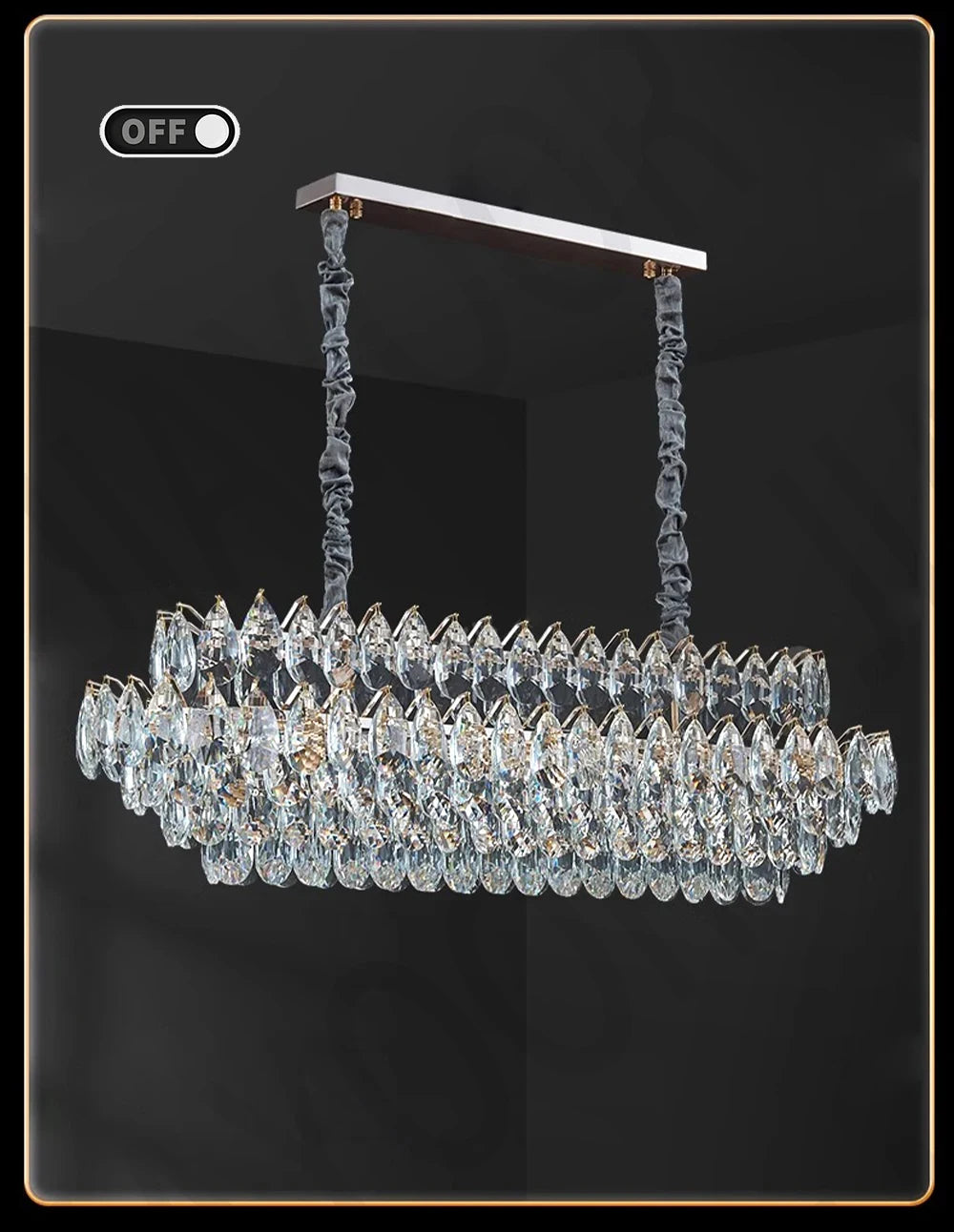 Chandelier - Luxury Crystal Big Chandeliers for Living Room Decor Modern Art Designer Luminaire Hight Ceiling Pendant Home Lamps Hall SW-36210927 - SWEET-LIGHTS