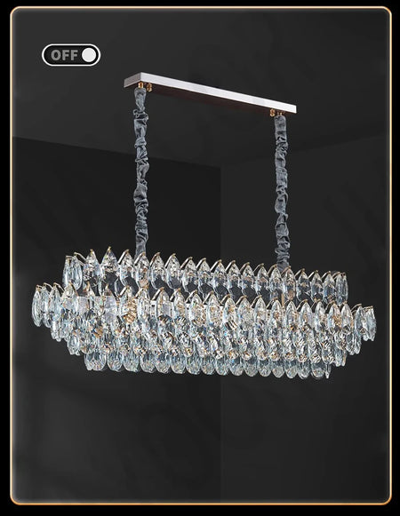 Chandelier - Luxury Crystal Big Chandeliers for Living Room Decor Modern Art Designer Luminaire Hight Ceiling Pendant Home Lamps Hall SW-36210927 - SWEET-LIGHTS