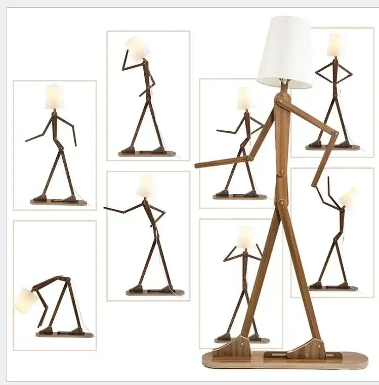 Floor Lamp - Japanese Style DIY Wooden Nordic Light SW-36210458 - SWEET-LIGHTS