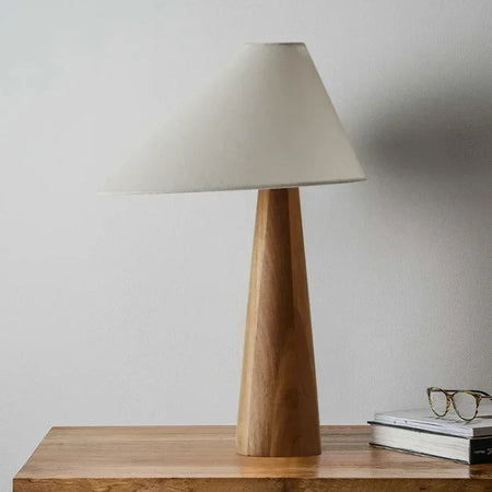 Floor Lamp - Japanese Wabi-sabi Retro Natural Wood Fabric Shade LED Light SW-36210234 - SWEET-LIGHTS