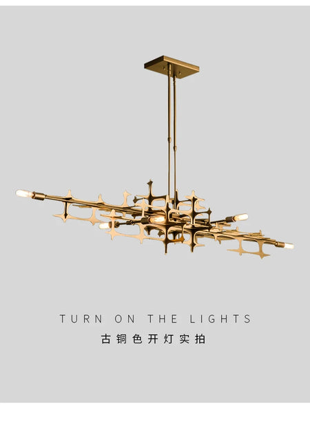 Pendant Light - Nordic Light Luxury Geometric Bar Pendant Lamp SW-36210357 - SWEET-LIGHTS