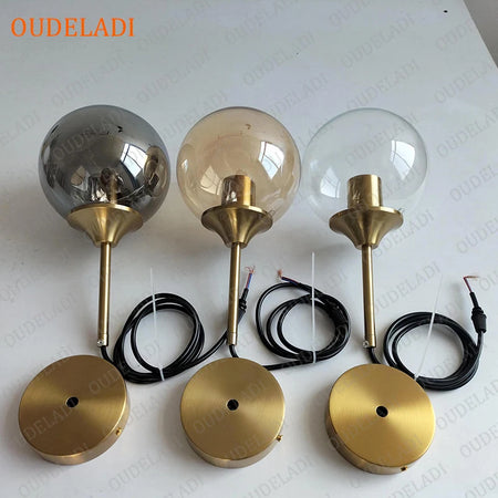 Pendant Light - Nordic Metal Ring Glass Ball Hanging Lamp SW-36210345 - SWEET-LIGHTS