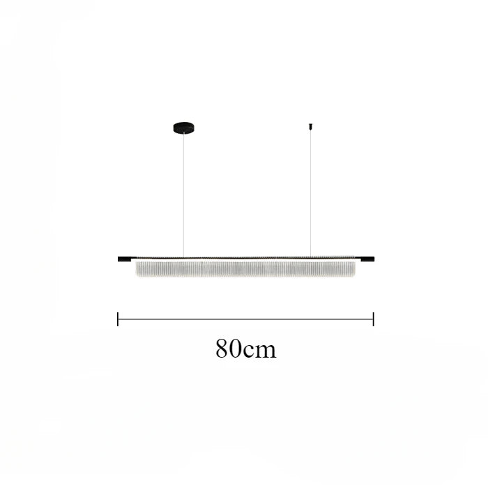 Pendant Light - Simple Iron Strip Hanging Lamp LED Chandelier Modern Design Indoor Lighting Acrylic SW-36210457 - SWEET-LIGHTS