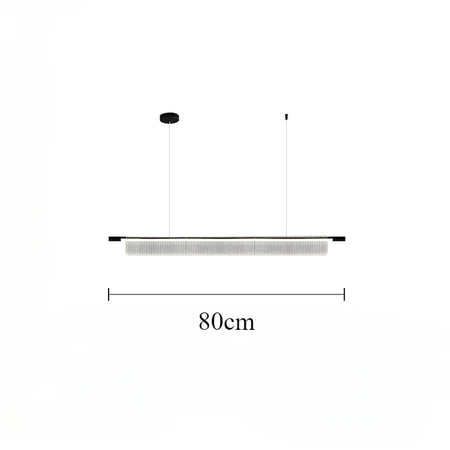 Pendant Light - Simple Iron Strip Hanging Lamp LED Chandelier Modern Design Indoor Lighting Acrylic SW-36210457 - SWEET-LIGHTS